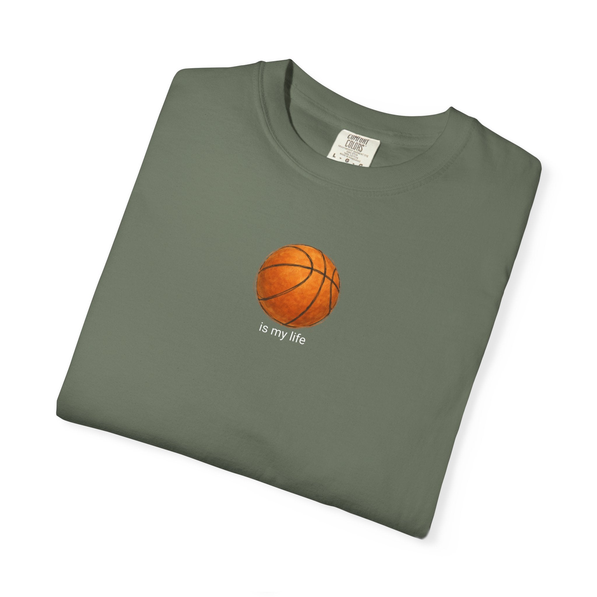 Basketball Graphic T‑Shirt — Minimal Ball Design