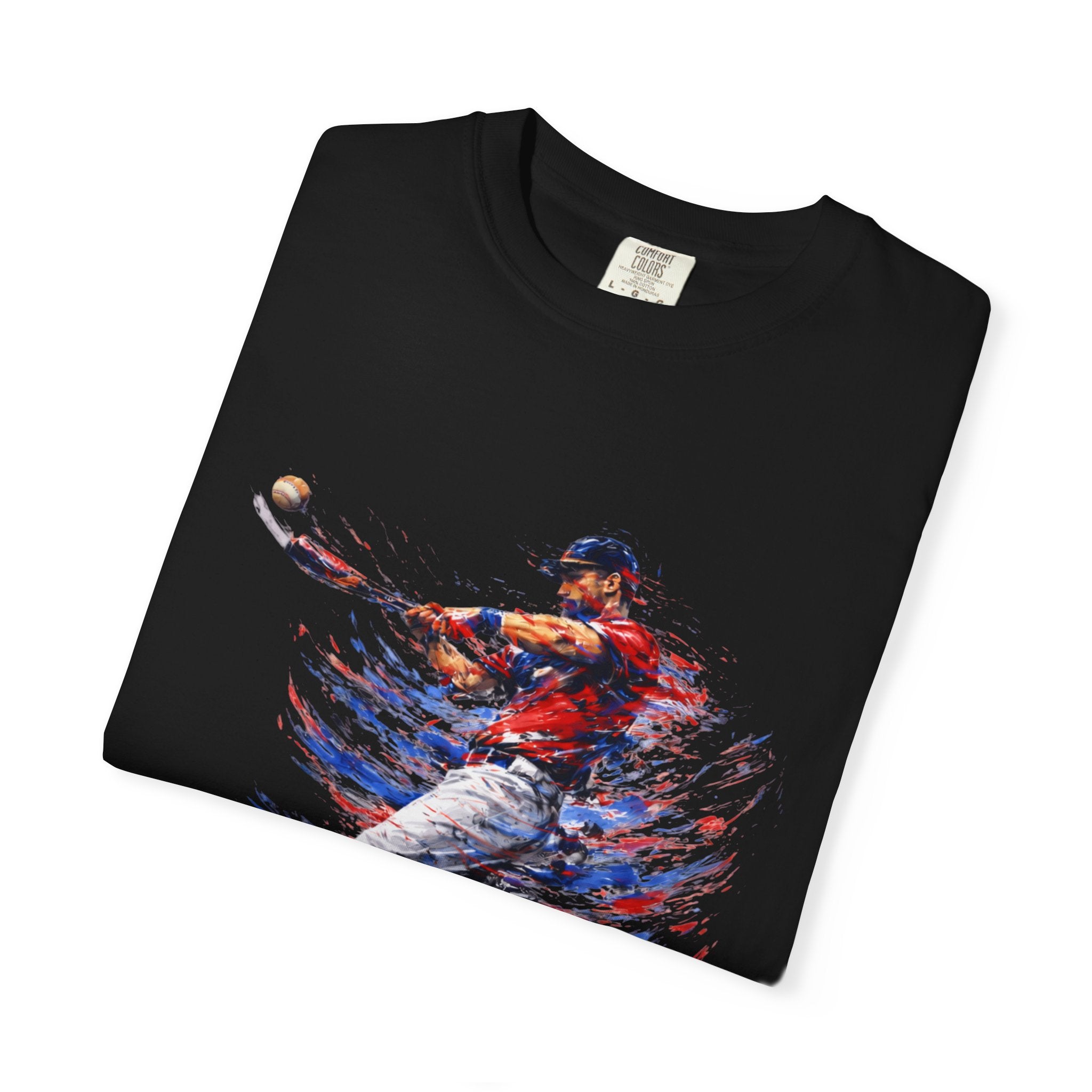 Baseball Brushstroke Short Sleeve T-Shirt