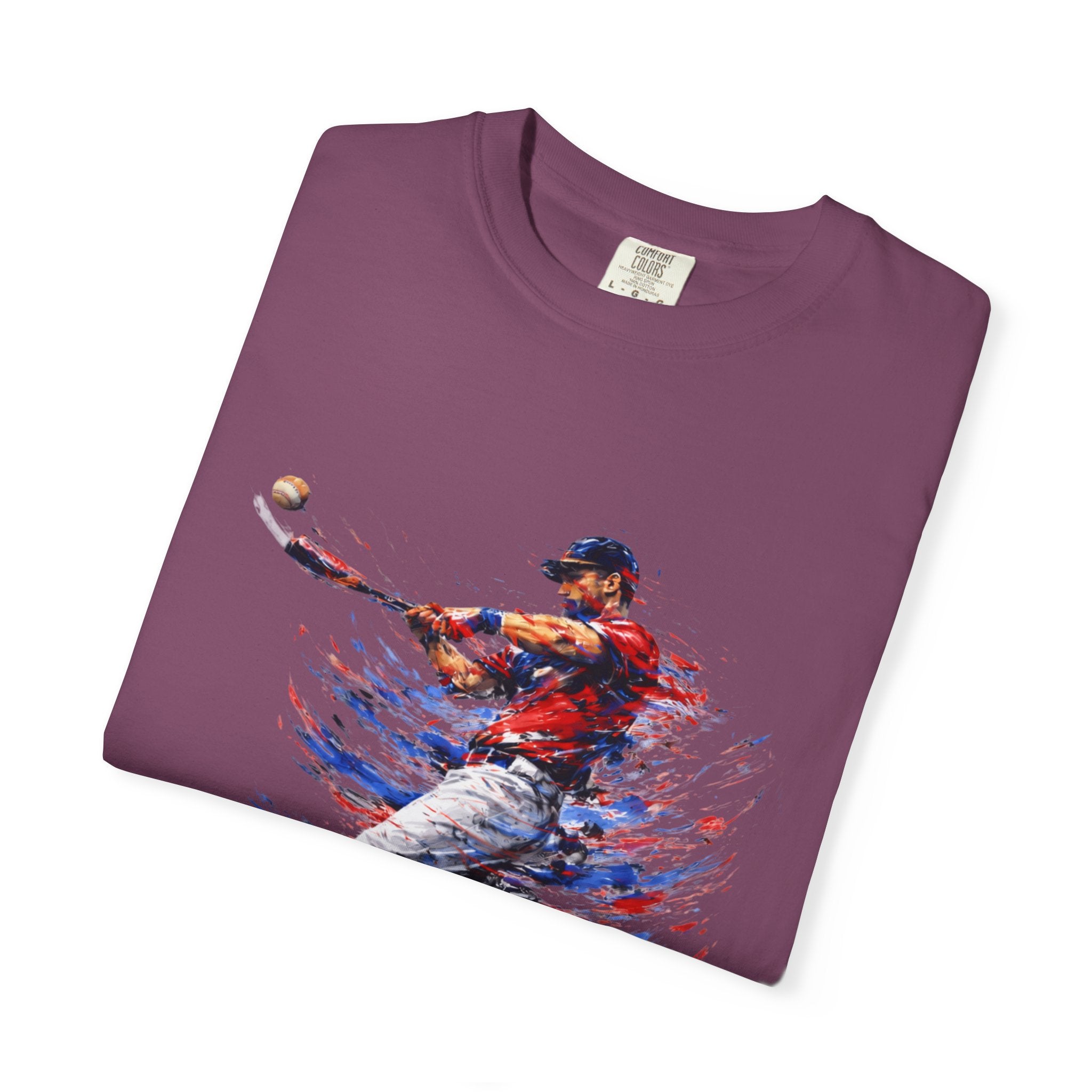 Baseball Brushstroke Short Sleeve T-Shirt