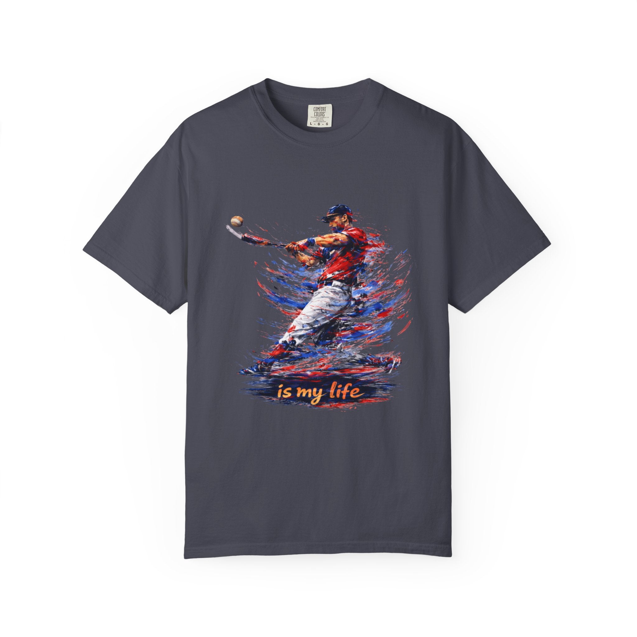 Baseball Brushstroke Short Sleeve T-Shirt