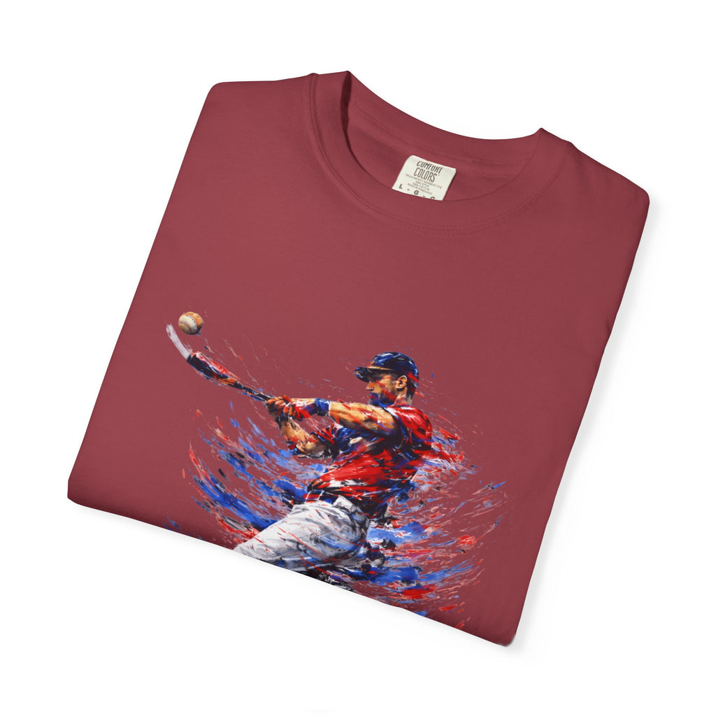 Baseball Brushstroke Short Sleeve T-Shirt