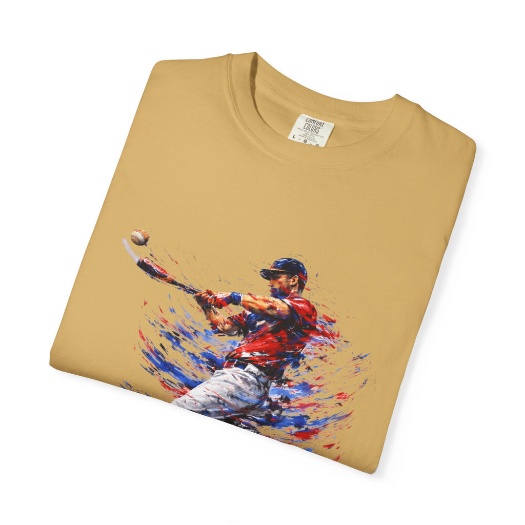 Baseball Brushstroke Short Sleeve T-Shirt