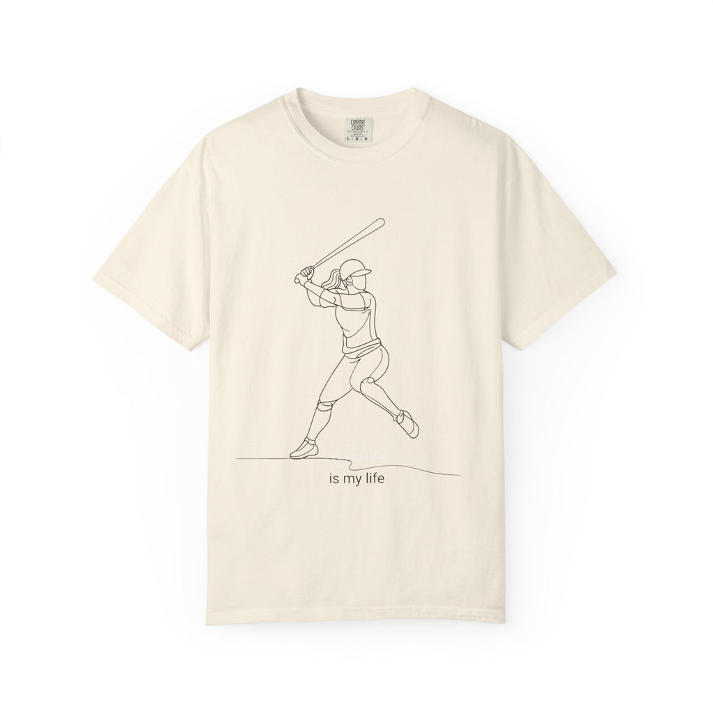 Baseball batter Outline Short Sleeve T-Shirt