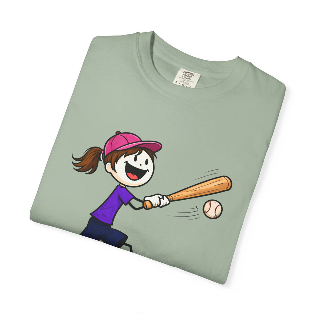 Baseball Figure Short Sleeve T-Shirt