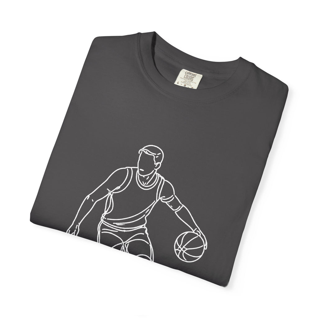 Basketball Is My Life T-Shirt — Minimal Line Art Basketball Tee