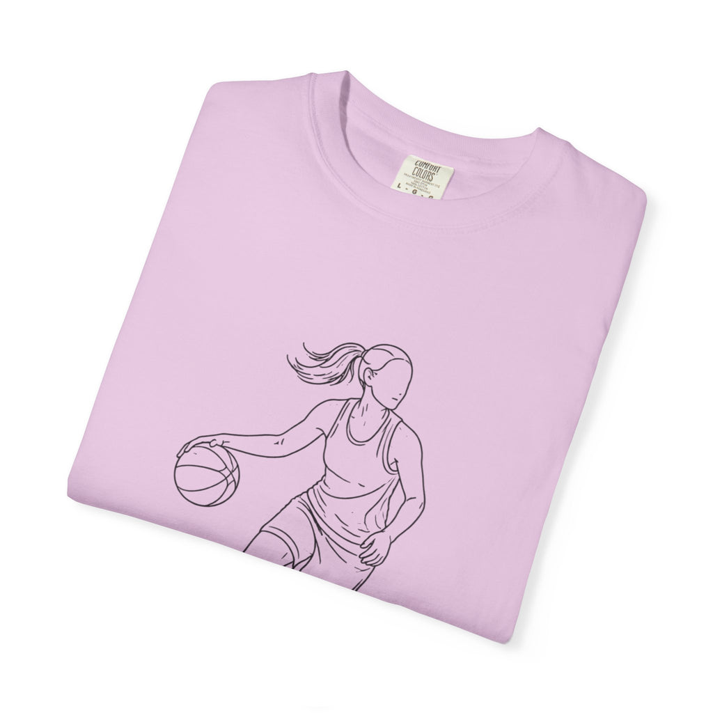 Basketball Is My Life T-Shirt — Women's Hoops Line Art Tee
