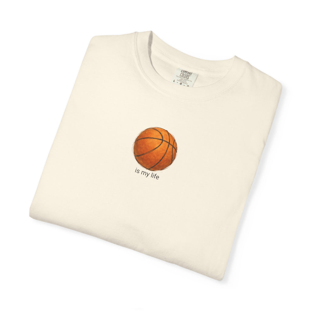 Basketball Graphic T‑Shirt — Minimal Ball Design