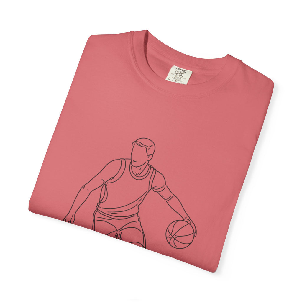 Basketball Is My Life T-Shirt — Minimal Line Art Basketball Tee