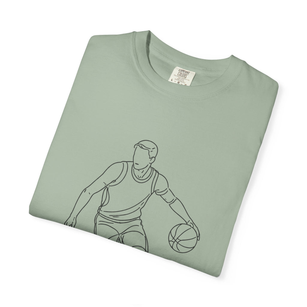 Basketball Is My Life T-Shirt — Minimal Line Art Basketball Tee