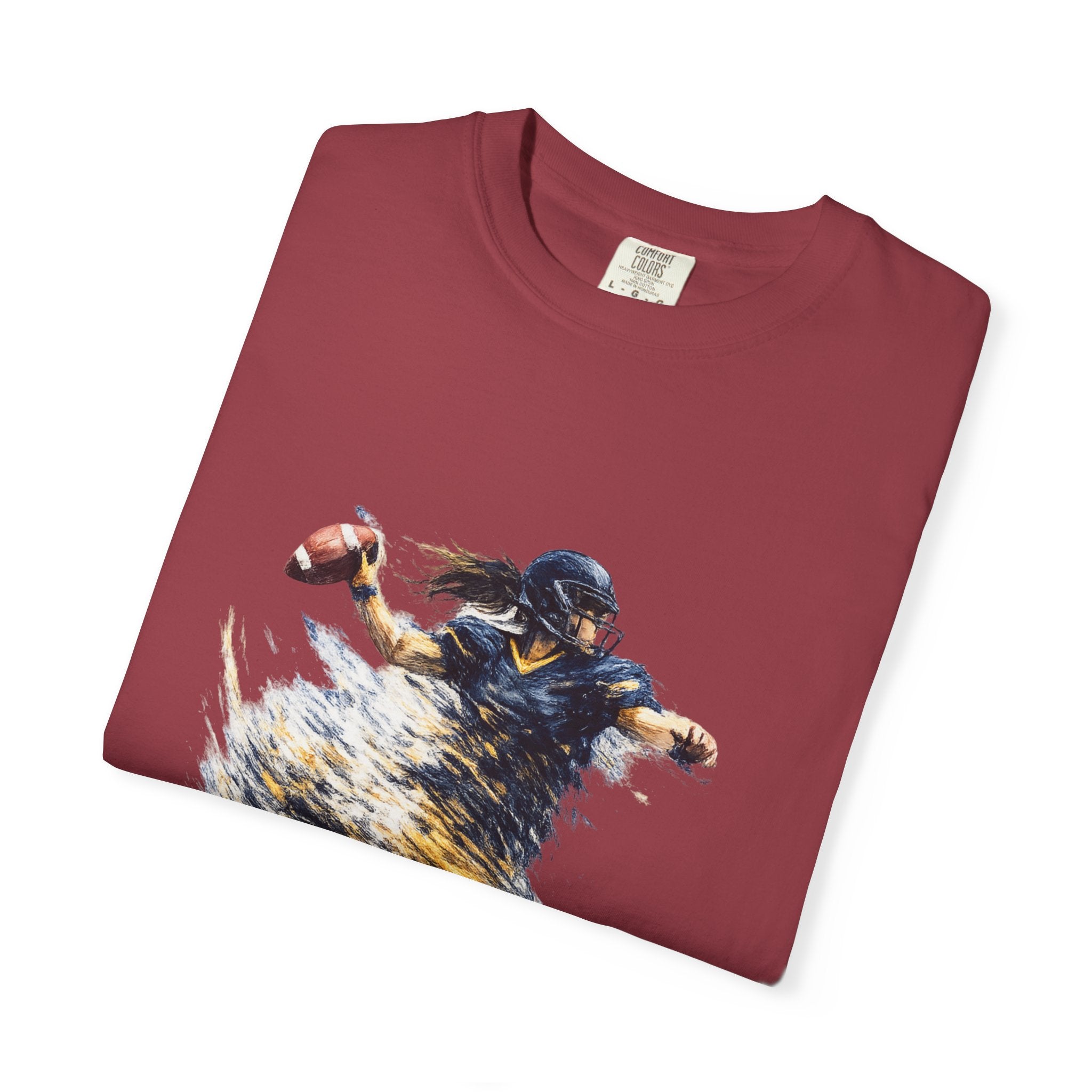 Football Female Player 'Is My Life' Graphic T-Shirt