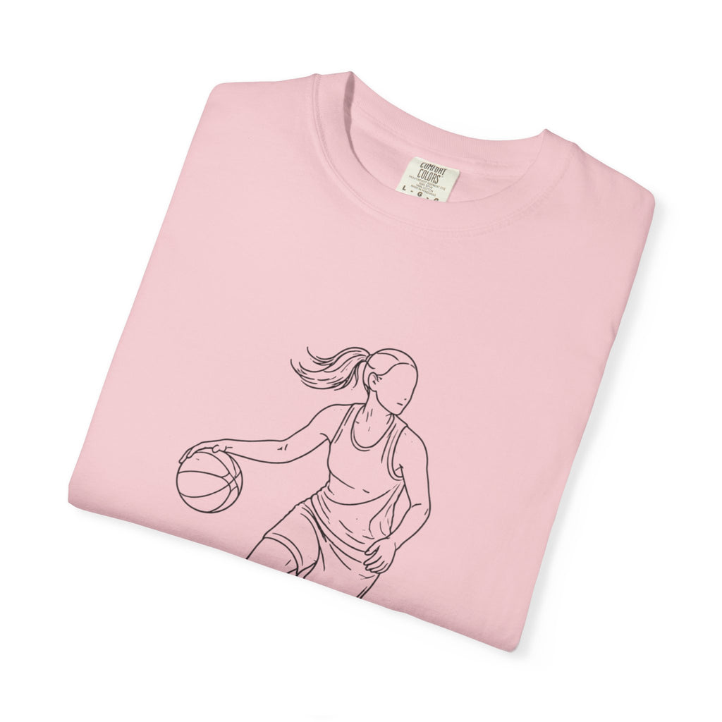 Basketball Is My Life T-Shirt — Women's Hoops Line Art Tee