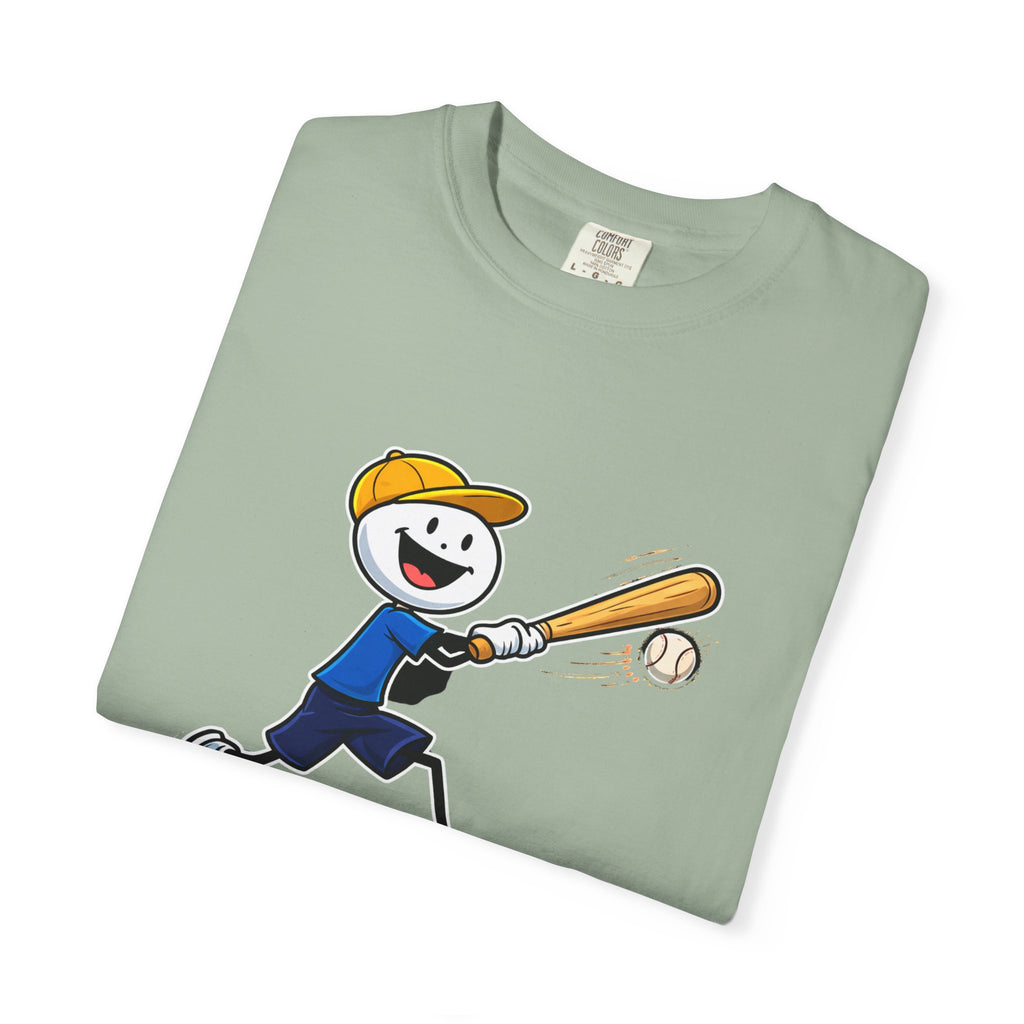 Baseball Figure Short Sleeve T-Shirt