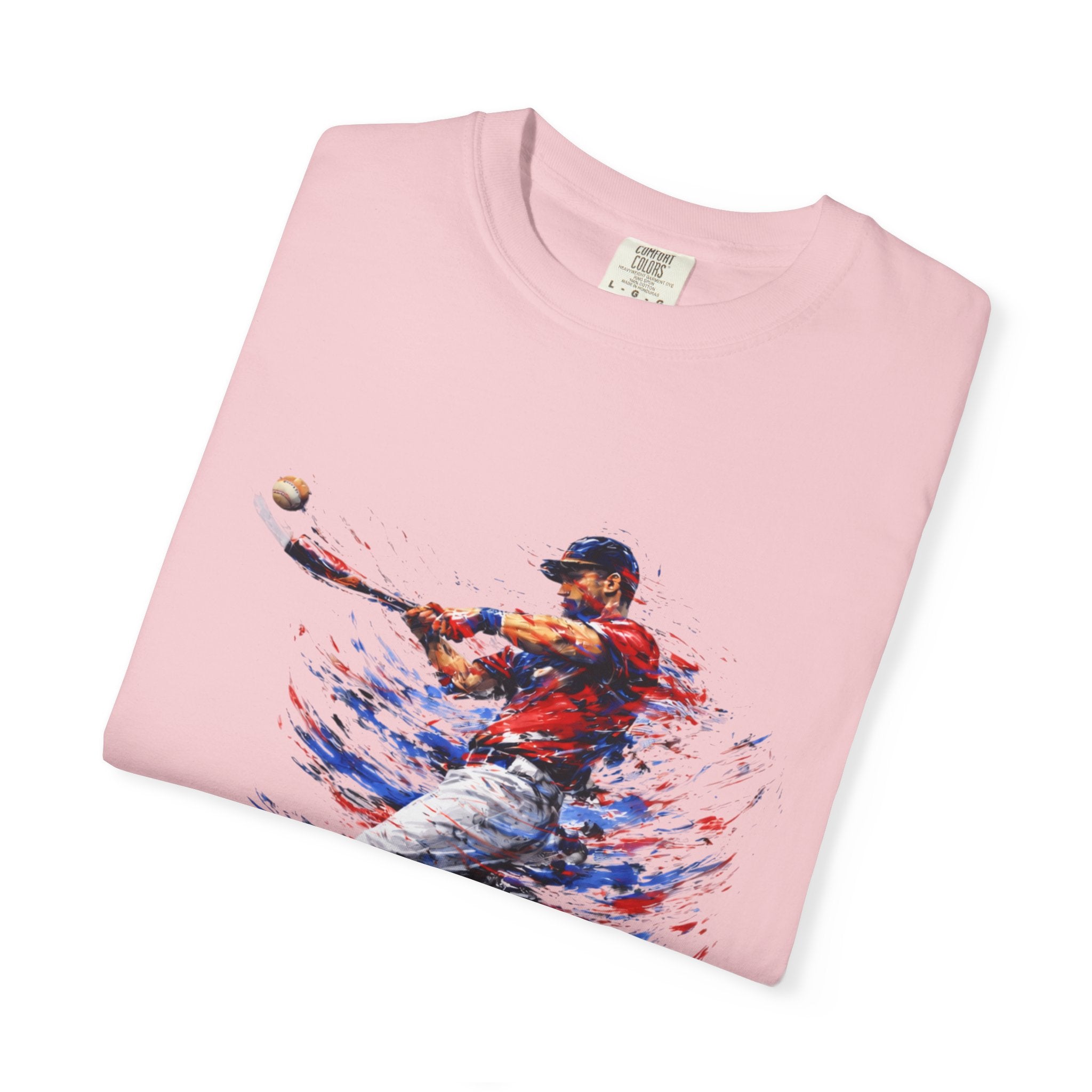 Baseball Brushstroke Short Sleeve T-Shirt