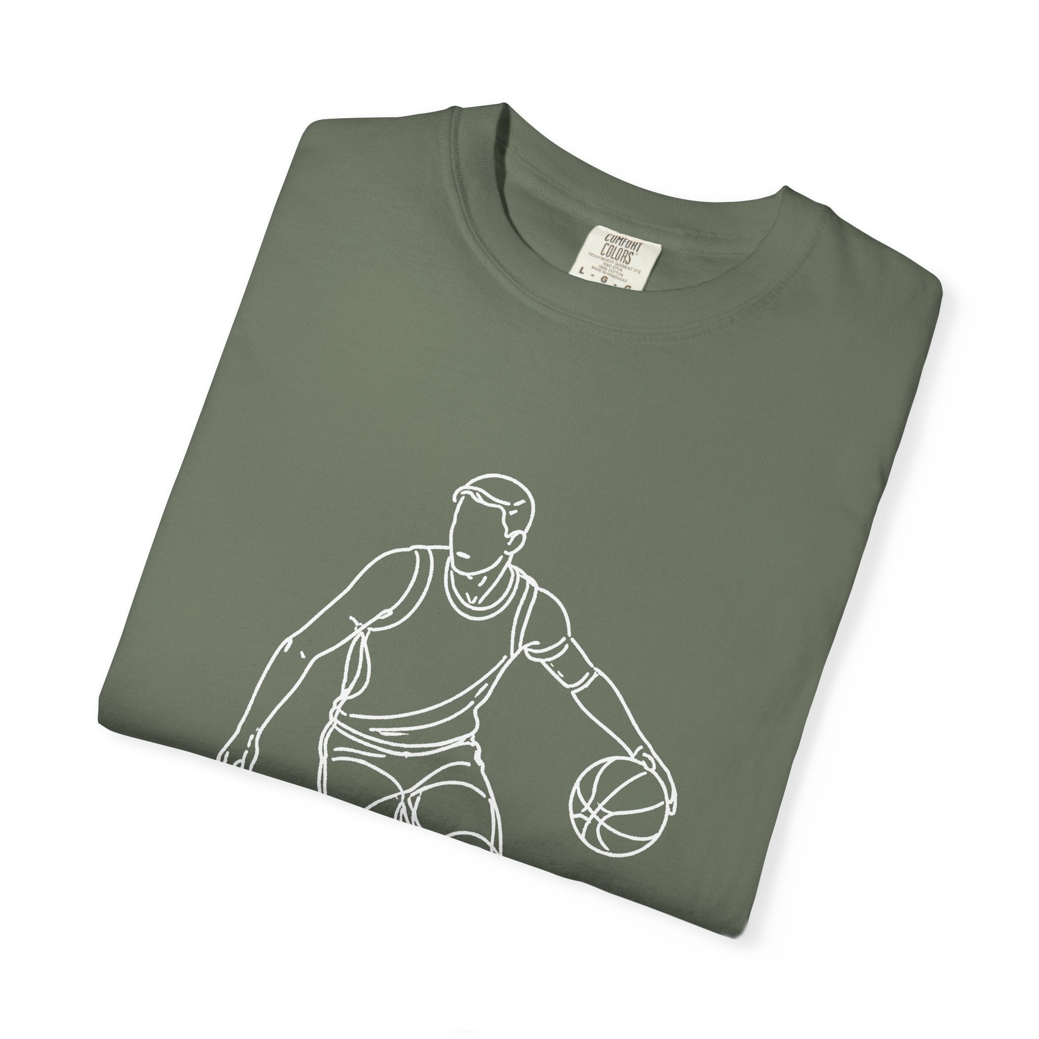 Basketball Is My Life T-Shirt — Minimal Line Art Basketball Tee