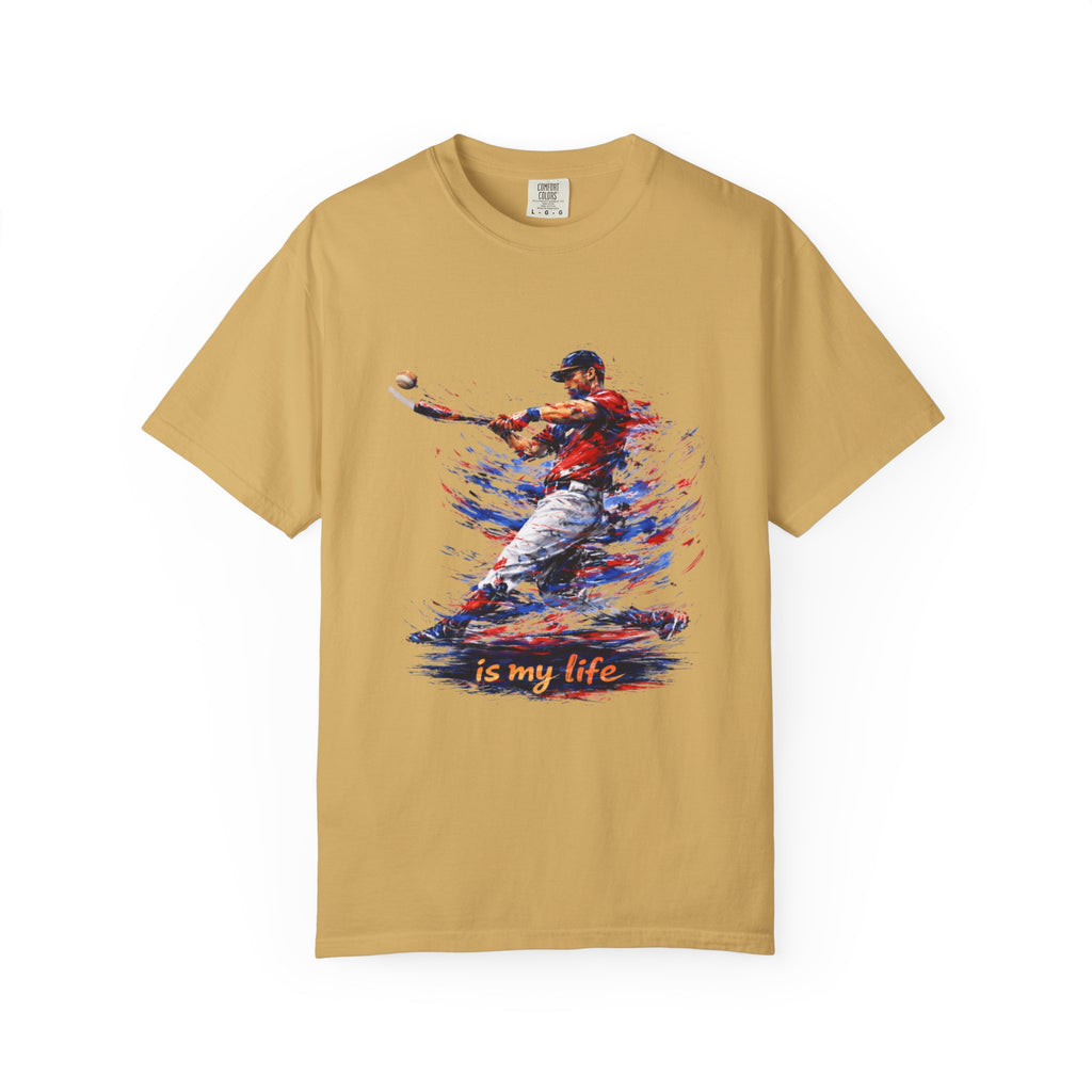 Baseball Brushstroke Short Sleeve T-Shirt