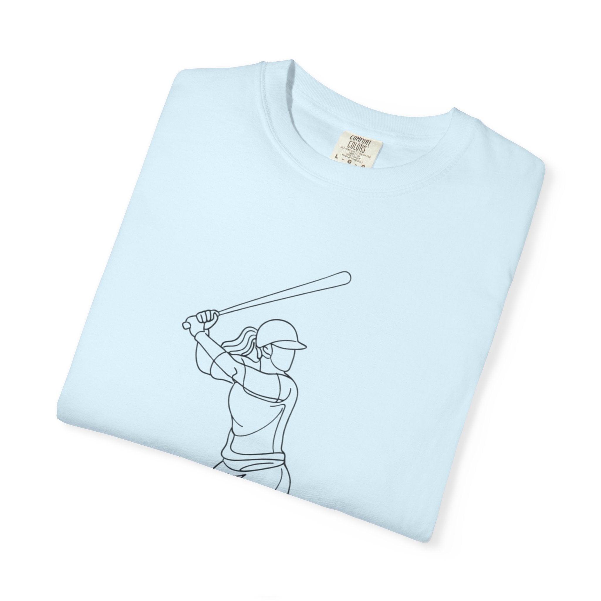 Baseball batter Outline Short Sleeve T-Shirt