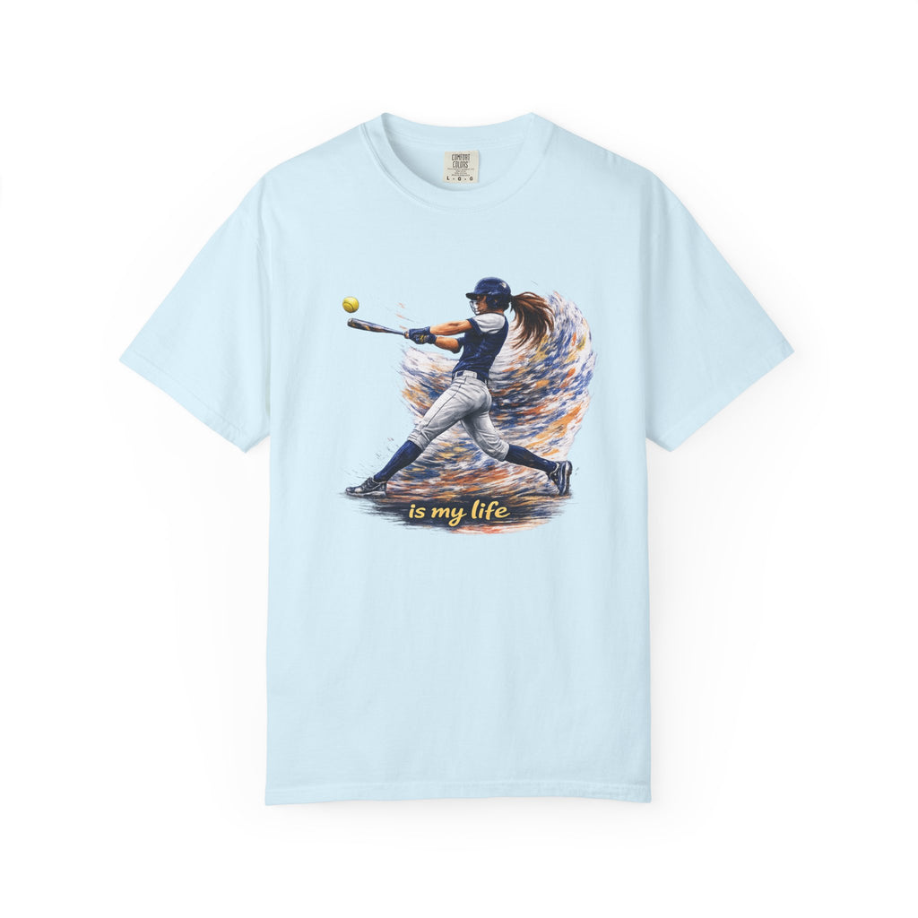 Baseball Batter Brushstroke Short Sleeve T-Shirt
