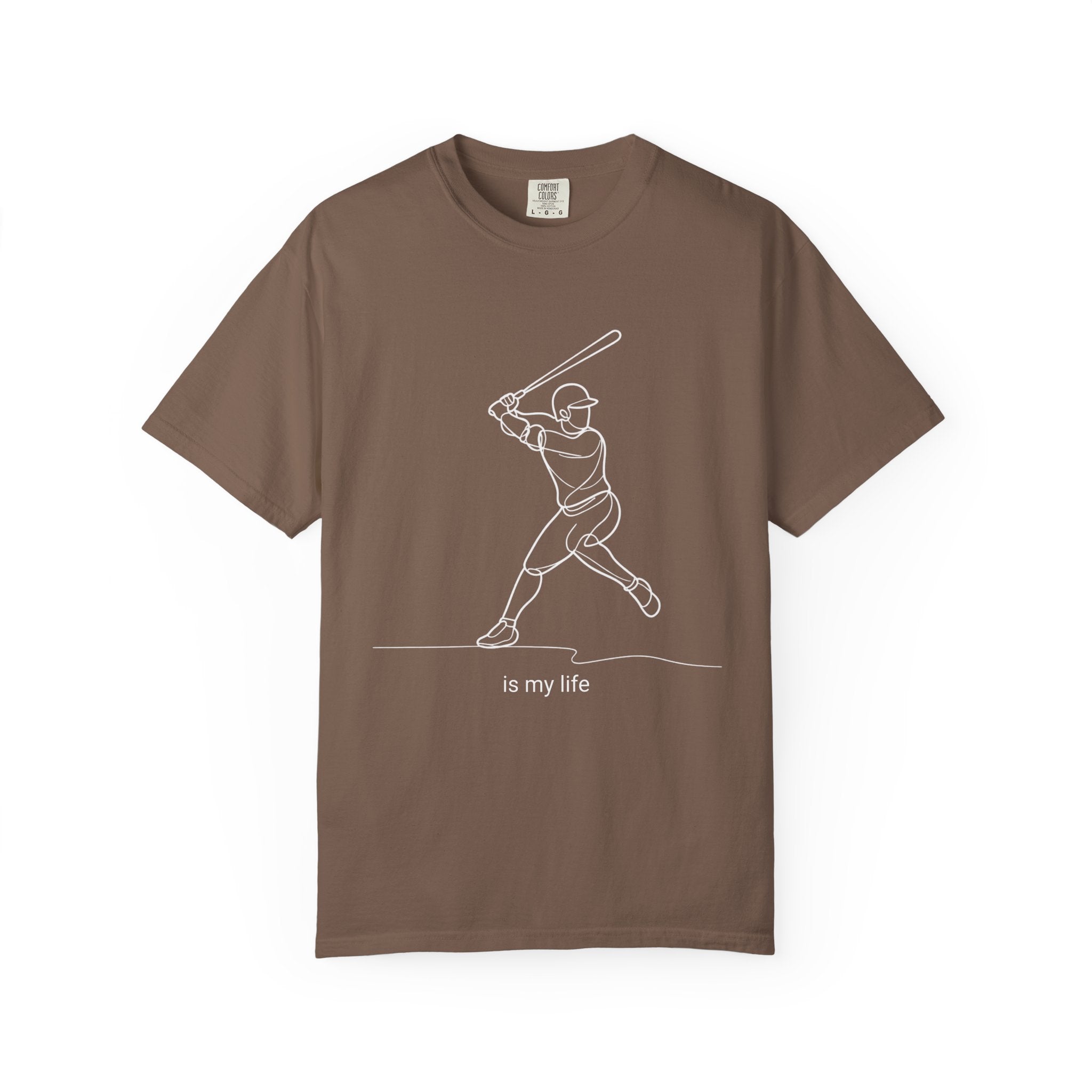 Baseball Outline Short Sleeve T-Shirt