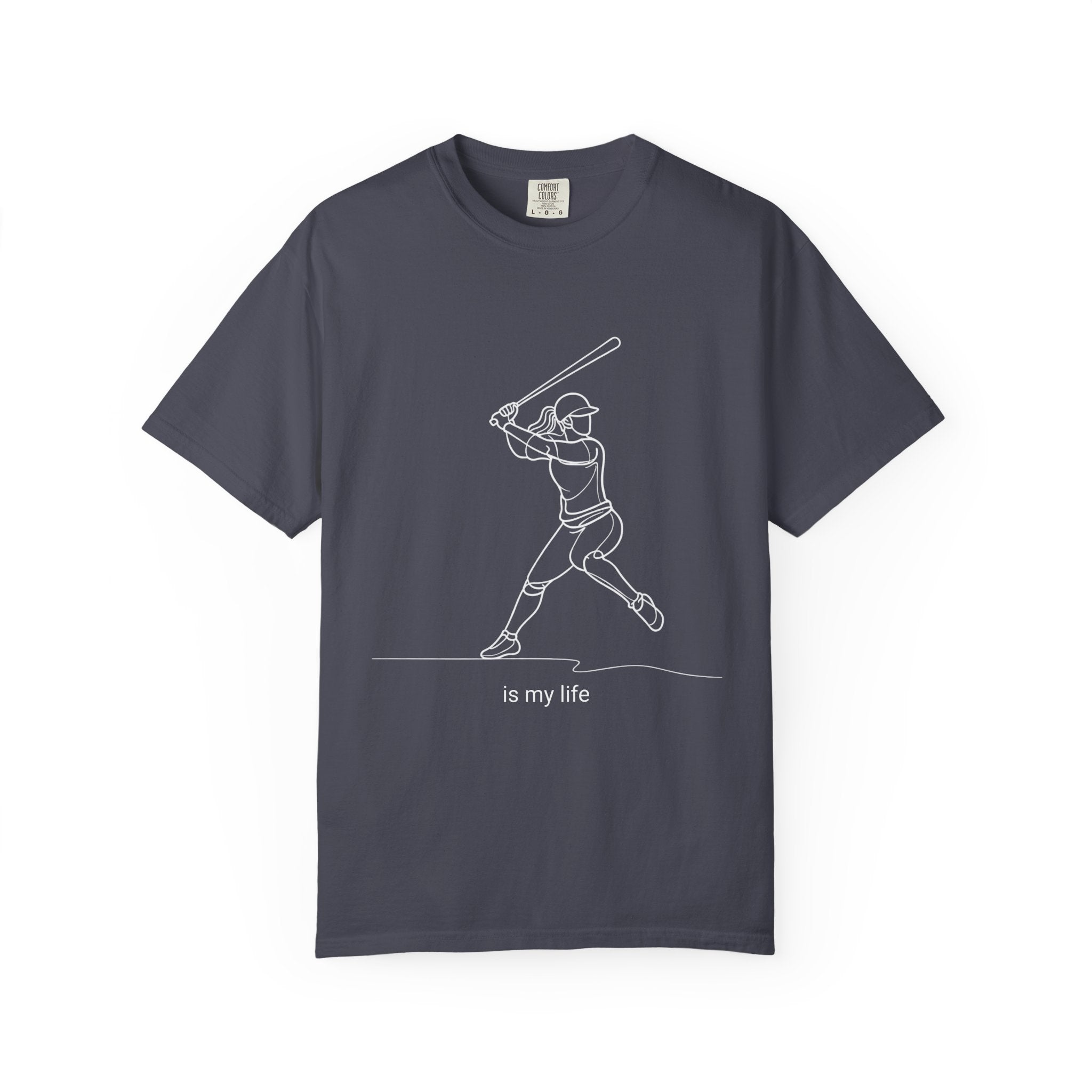 Baseball batter Outline Short Sleeve T-Shirt