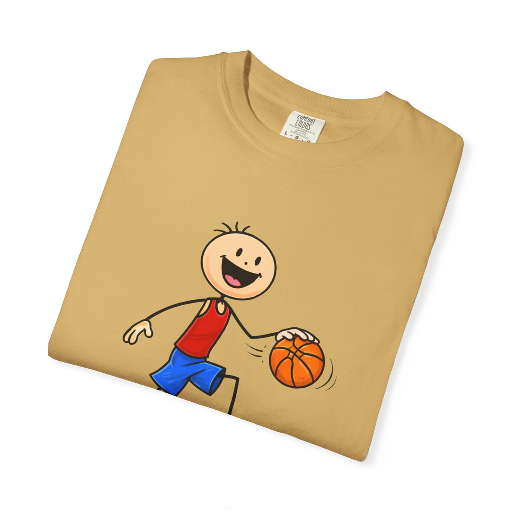Basketball stck figure T-Shirt — "is my life" Sports Graphic Tee