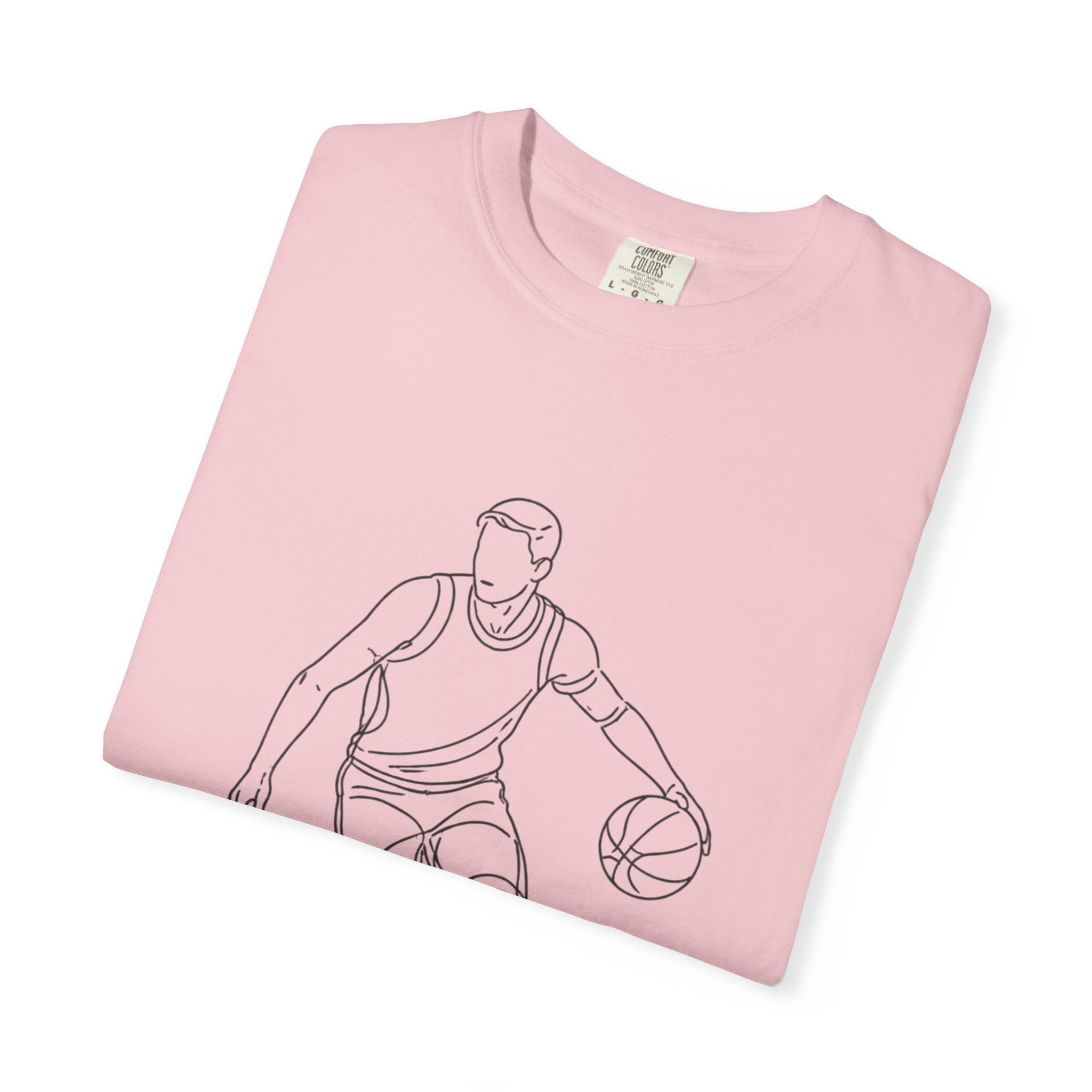 Basketball Is My Life T-Shirt — Minimal Line Art Basketball Tee