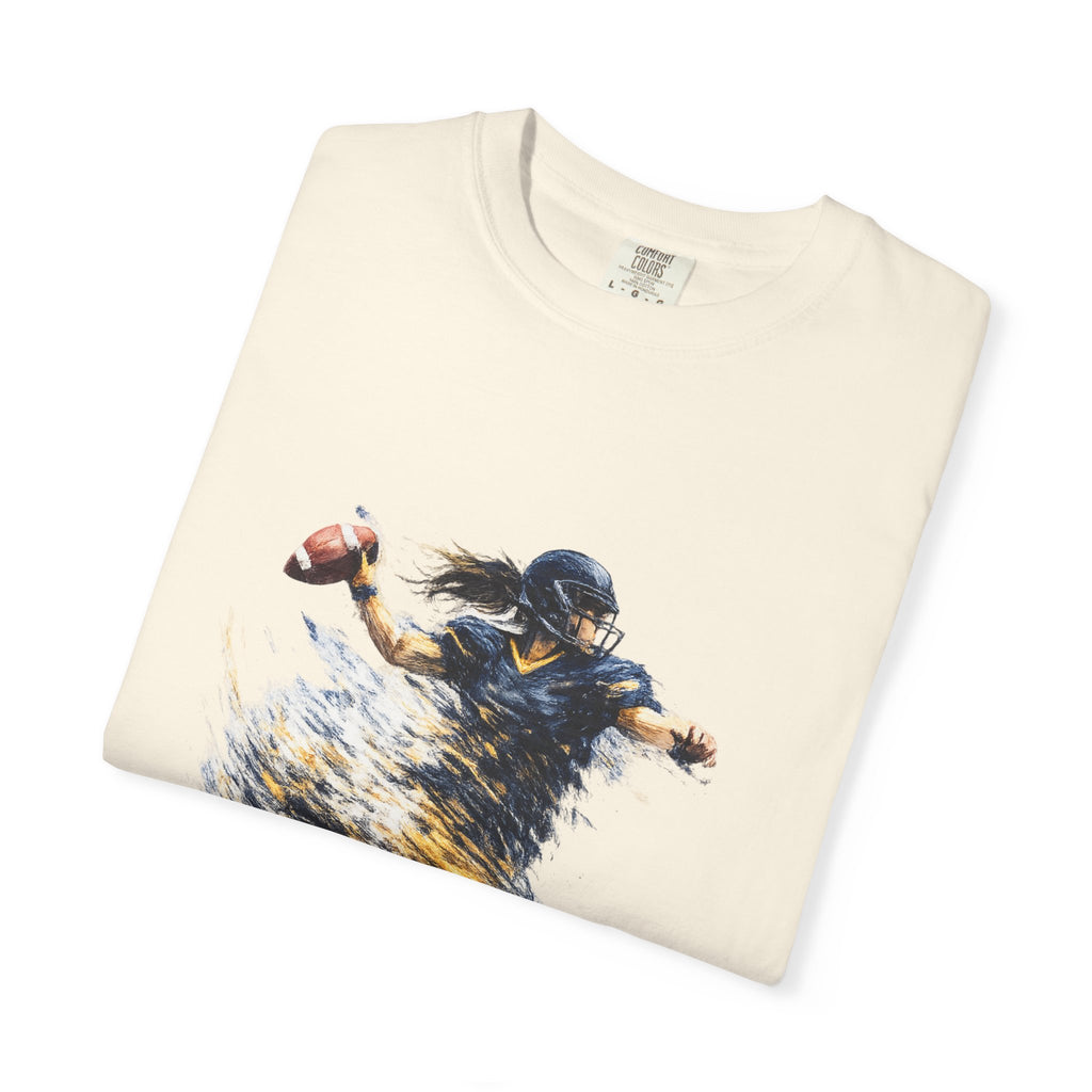 Football Female Player 'Is My Life' Graphic T-Shirt