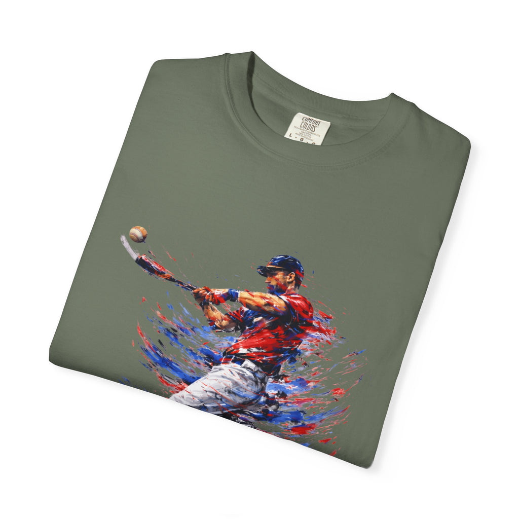 Baseball Brushstroke Short Sleeve T-Shirt