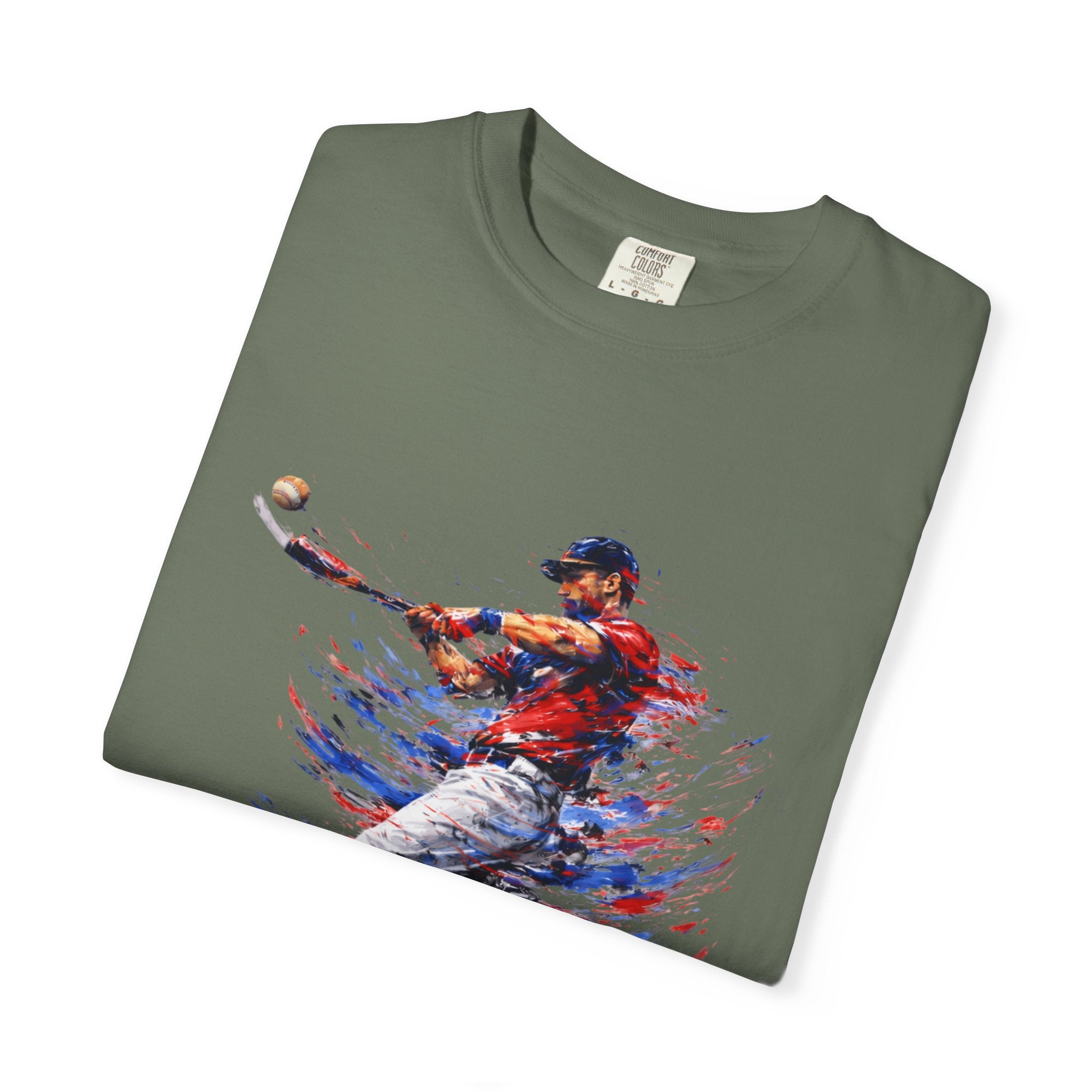 Baseball Brushstroke Short Sleeve T-Shirt