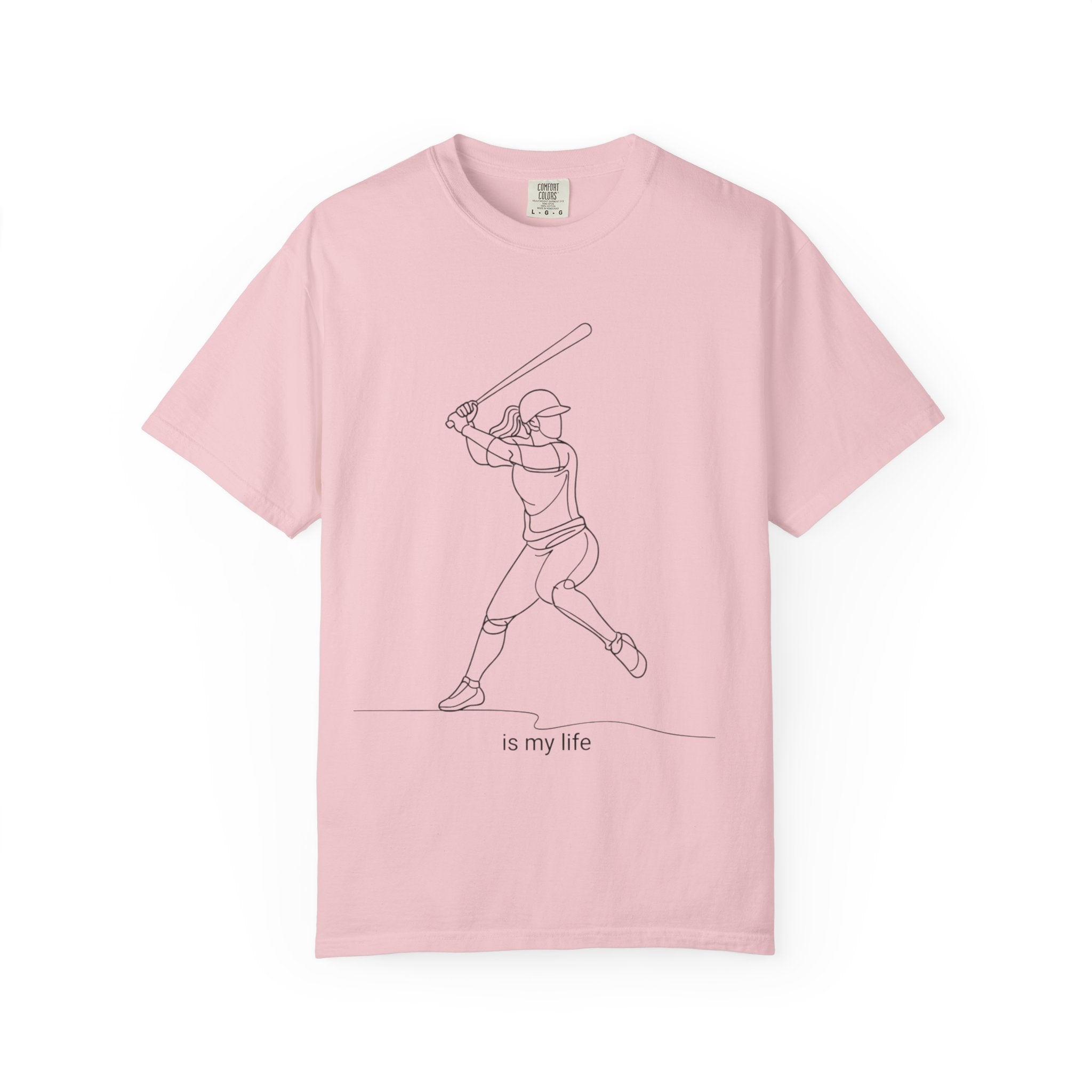 Baseball batter Outline Short Sleeve T-Shirt
