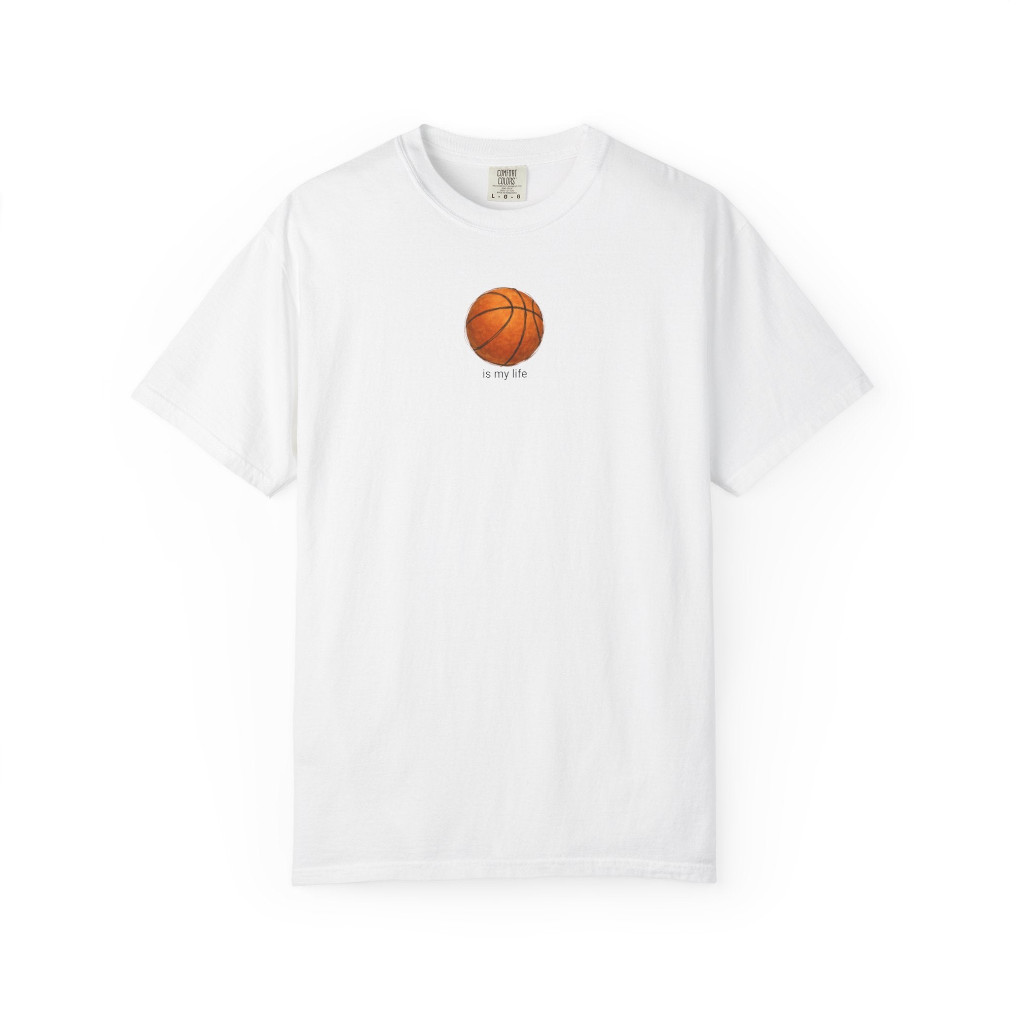 Basketball Graphic T‑Shirt — Minimal Ball Design