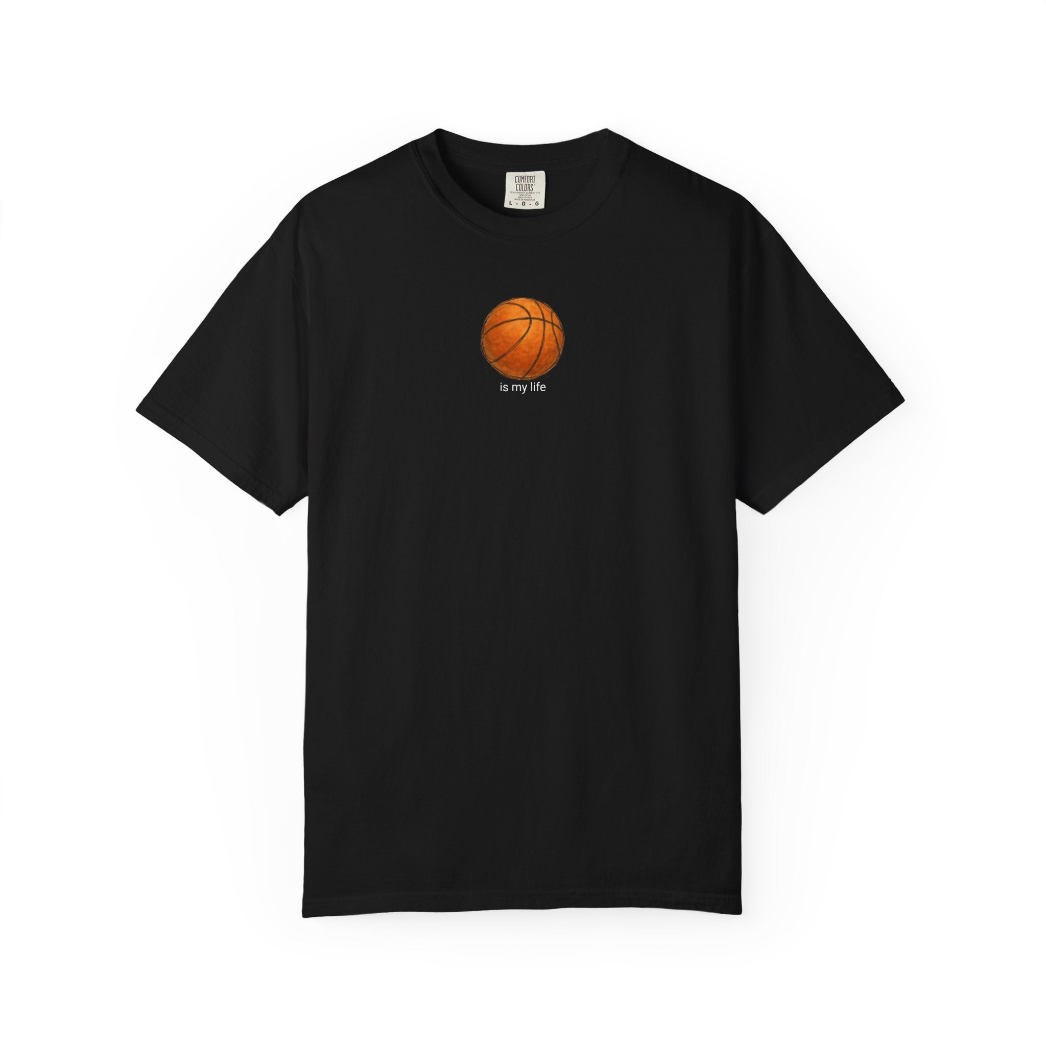 Basketball Graphic T‑Shirt — Minimal Ball Design