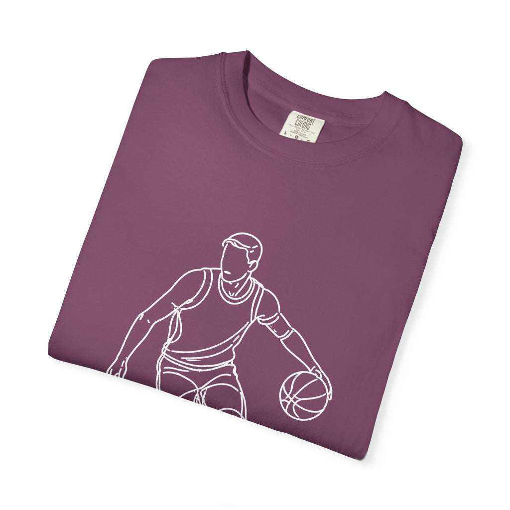 Basketball Is My Life T-Shirt — Minimal Line Art Basketball Tee