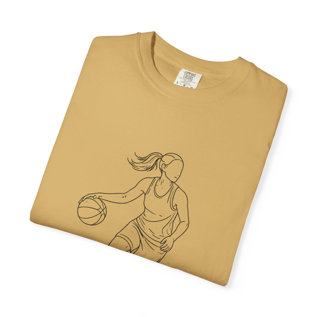 Basketball Is My Life T-Shirt — Women's Hoops Line Art Tee