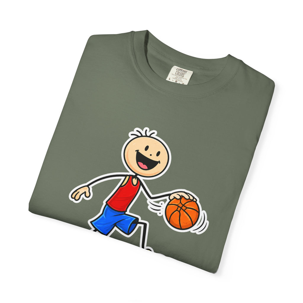 Basketball stck figure T-Shirt — "is my life" Sports Graphic Tee