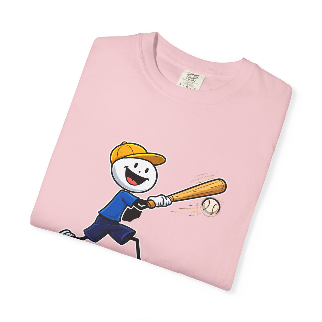 Baseball Figure Short Sleeve T-Shirt