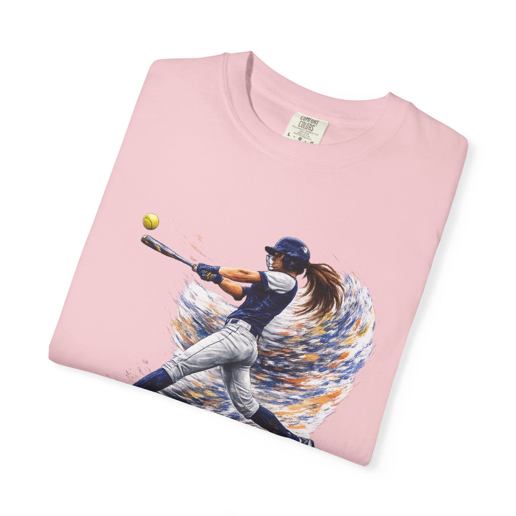 Baseball Batter Brushstroke Short Sleeve T-Shirt