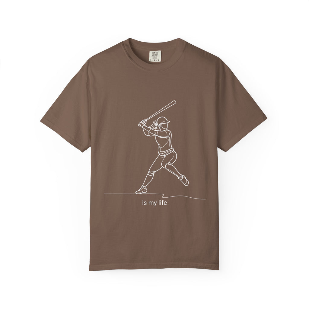 Baseball batter Outline Short Sleeve T-Shirt