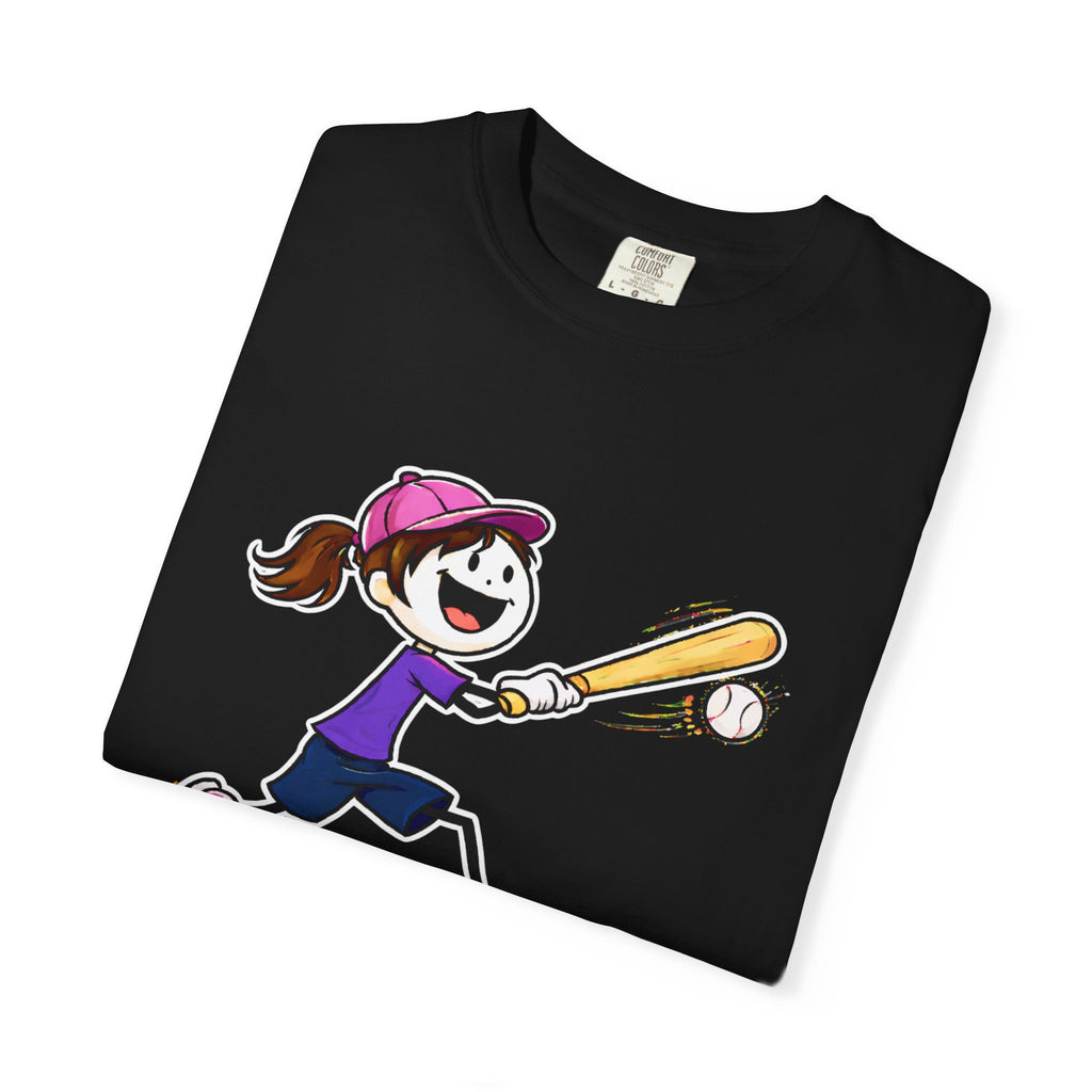 Baseball Figure Short Sleeve T-Shirt