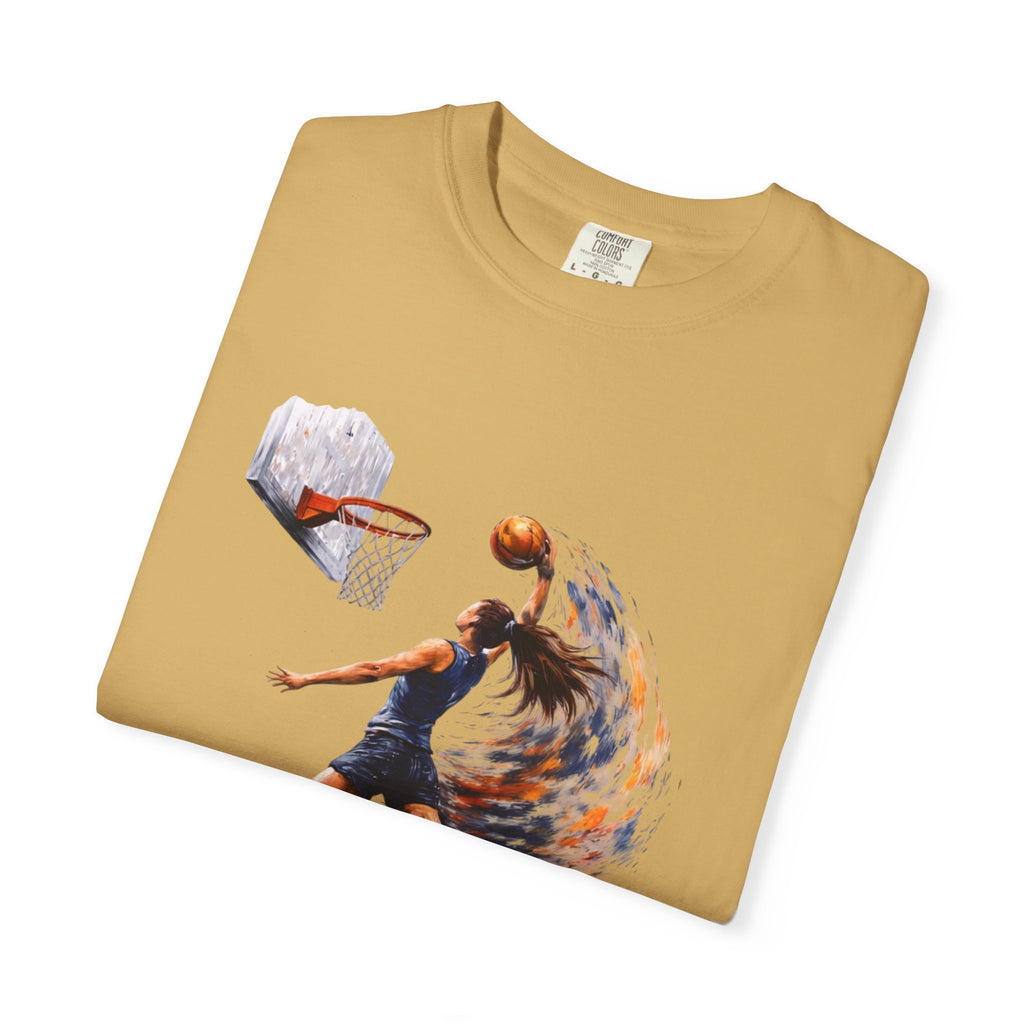 Basketball Dunk Graphic T-Shirt — "Basketball is my life" Player Art Tee