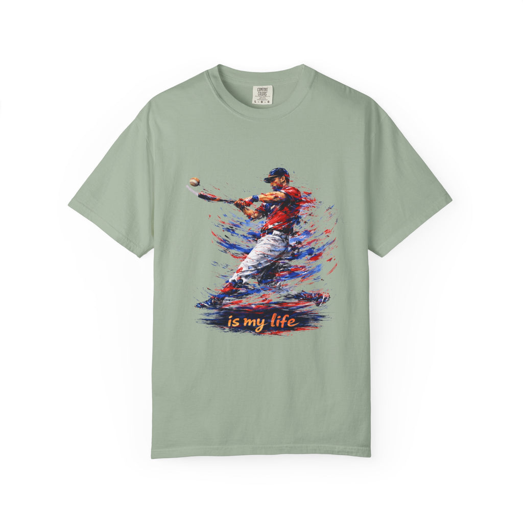 Baseball Brushstroke Short Sleeve T-Shirt