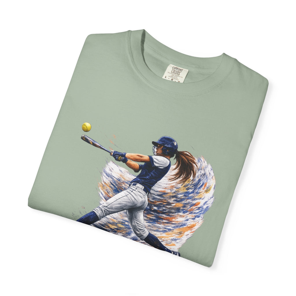 Baseball Batter Brushstroke Short Sleeve T-Shirt
