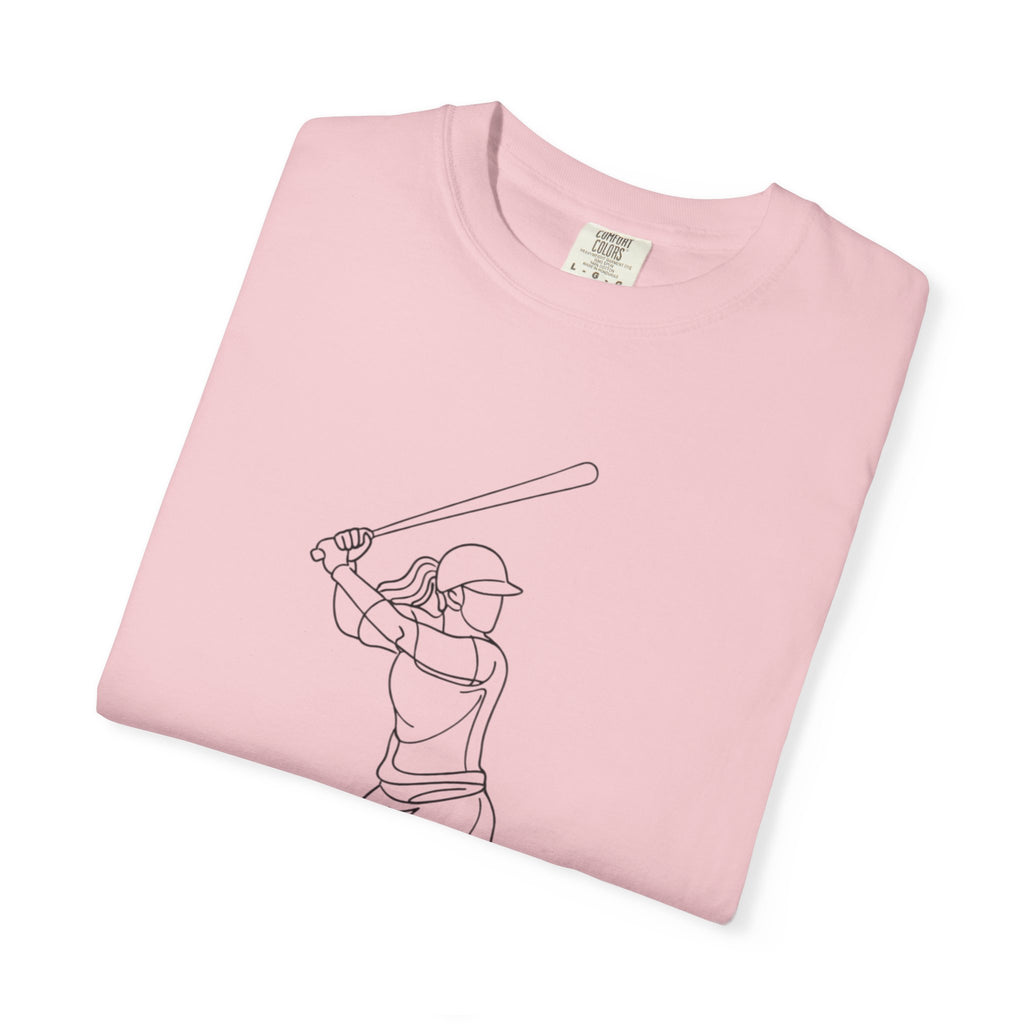 Baseball batter Outline Short Sleeve T-Shirt