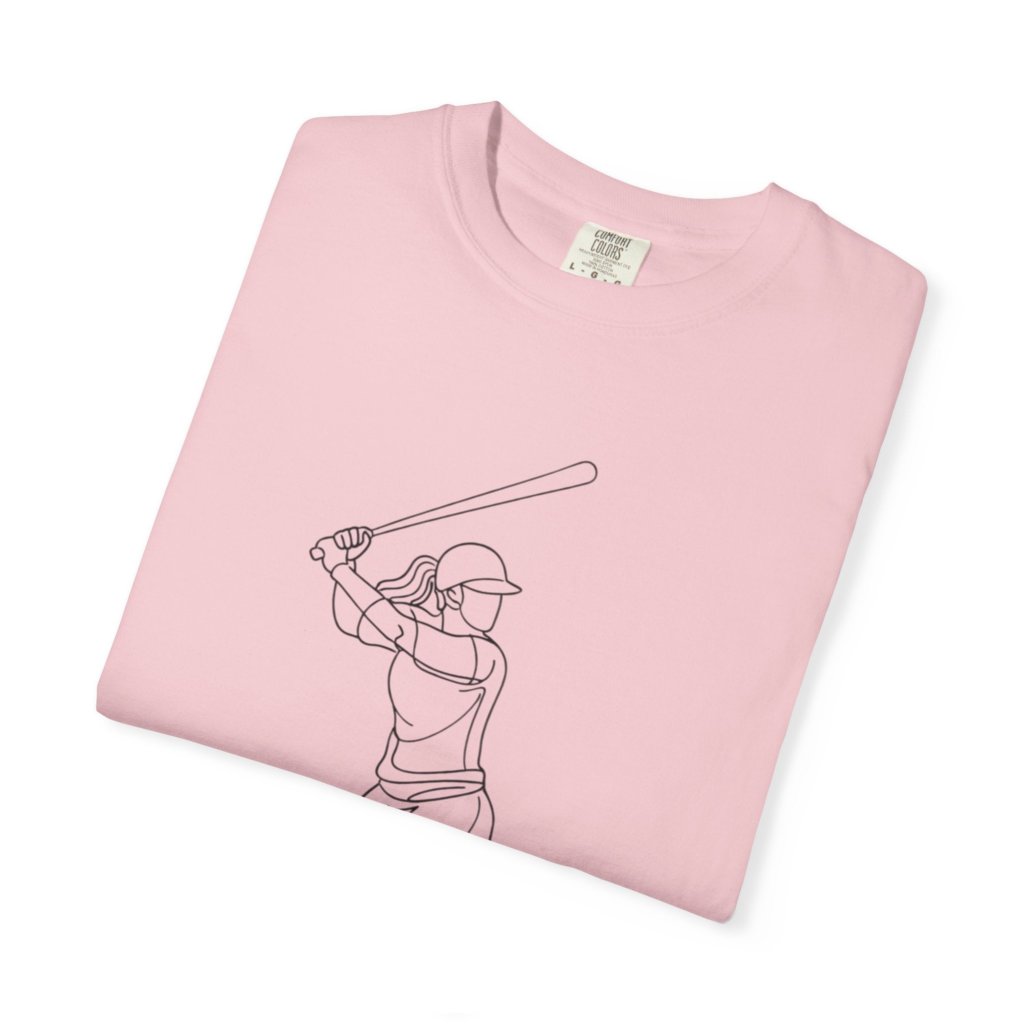 Baseball batter Outline Short Sleeve T-Shirt
