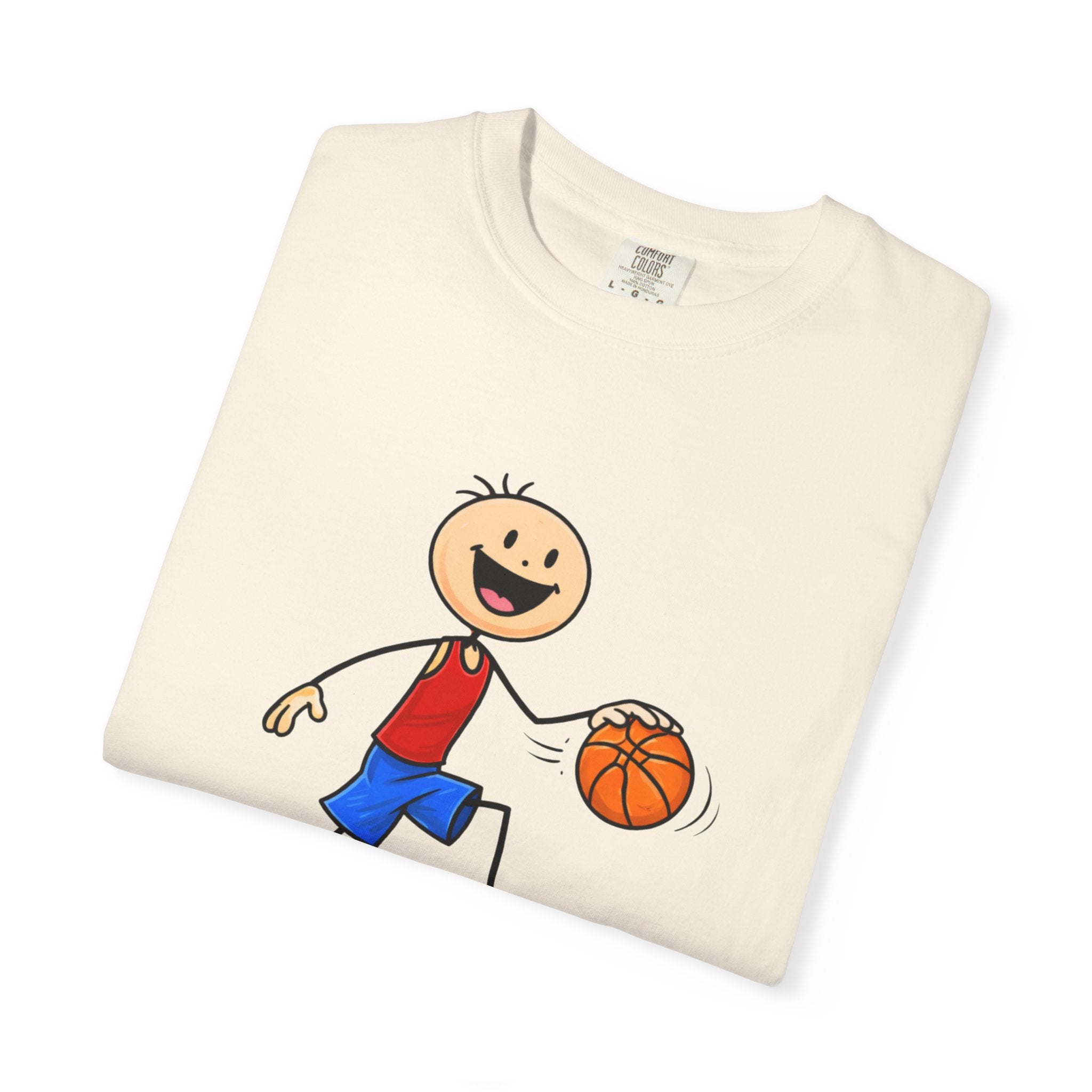 Basketball stck figure T-Shirt — "is my life" Sports Graphic Tee
