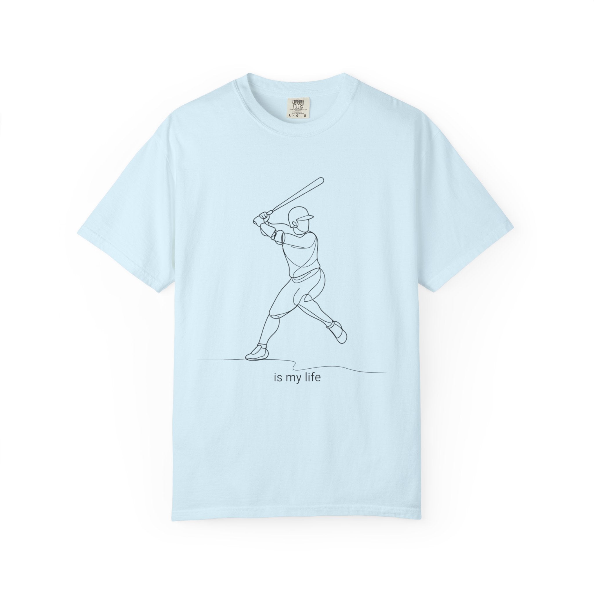 Baseball Outline Short Sleeve T-Shirt