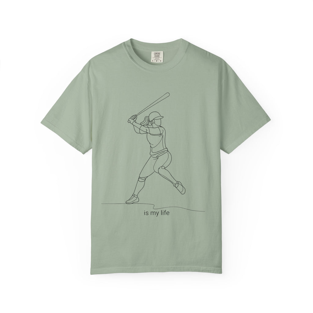 Baseball batter Outline Short Sleeve T-Shirt