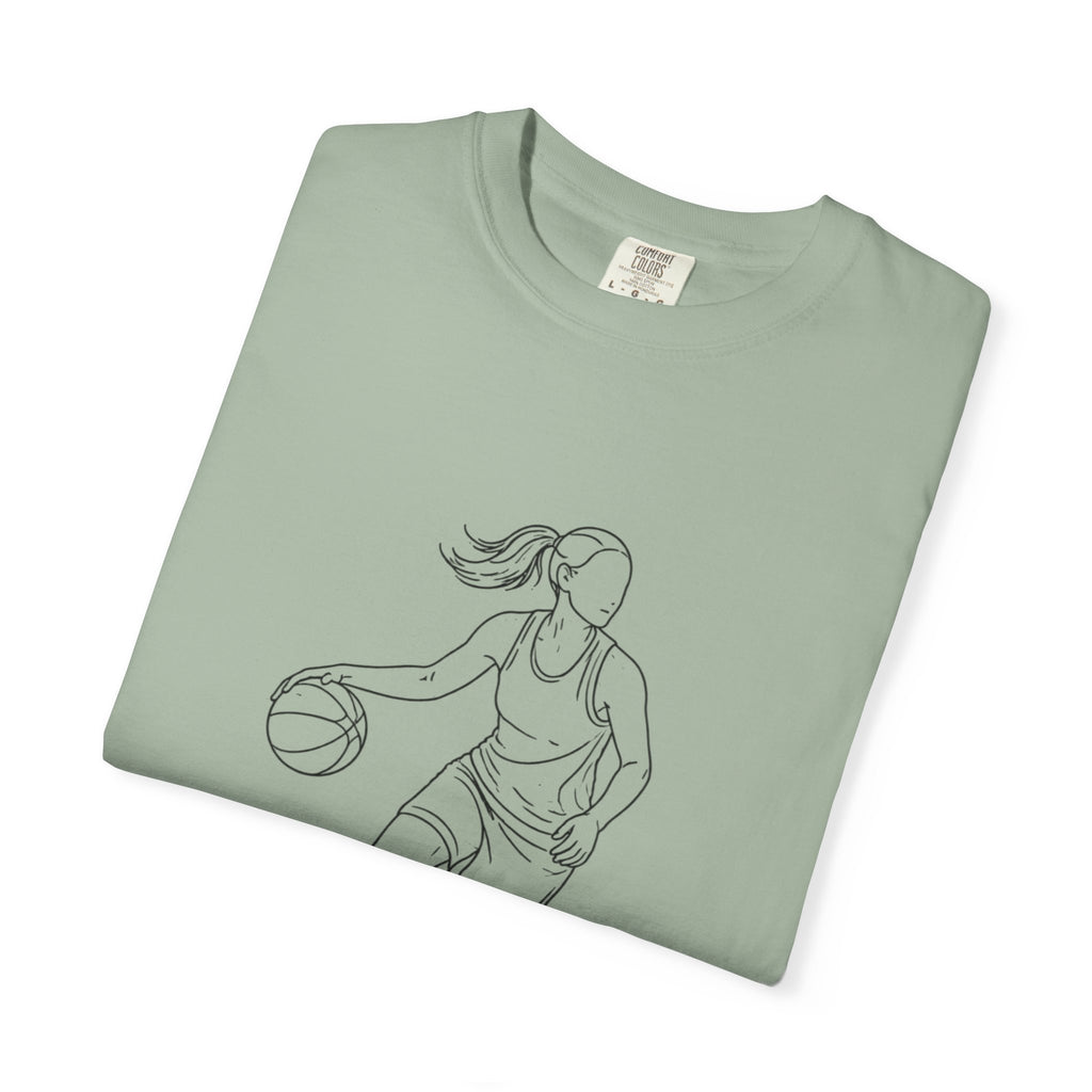Basketball Is My Life T-Shirt — Women's Hoops Line Art Tee