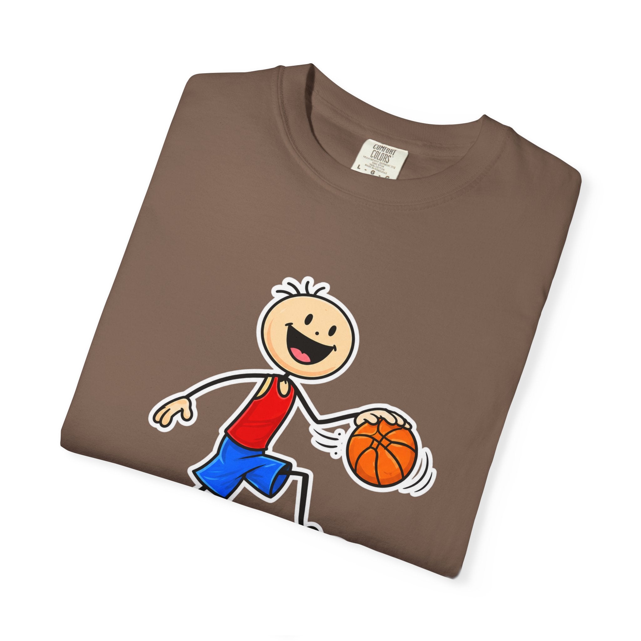 Basketball stck figure T-Shirt — "is my life" Sports Graphic Tee