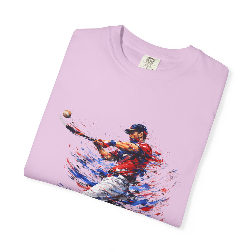 Baseball Brushstroke Short Sleeve T-Shirt