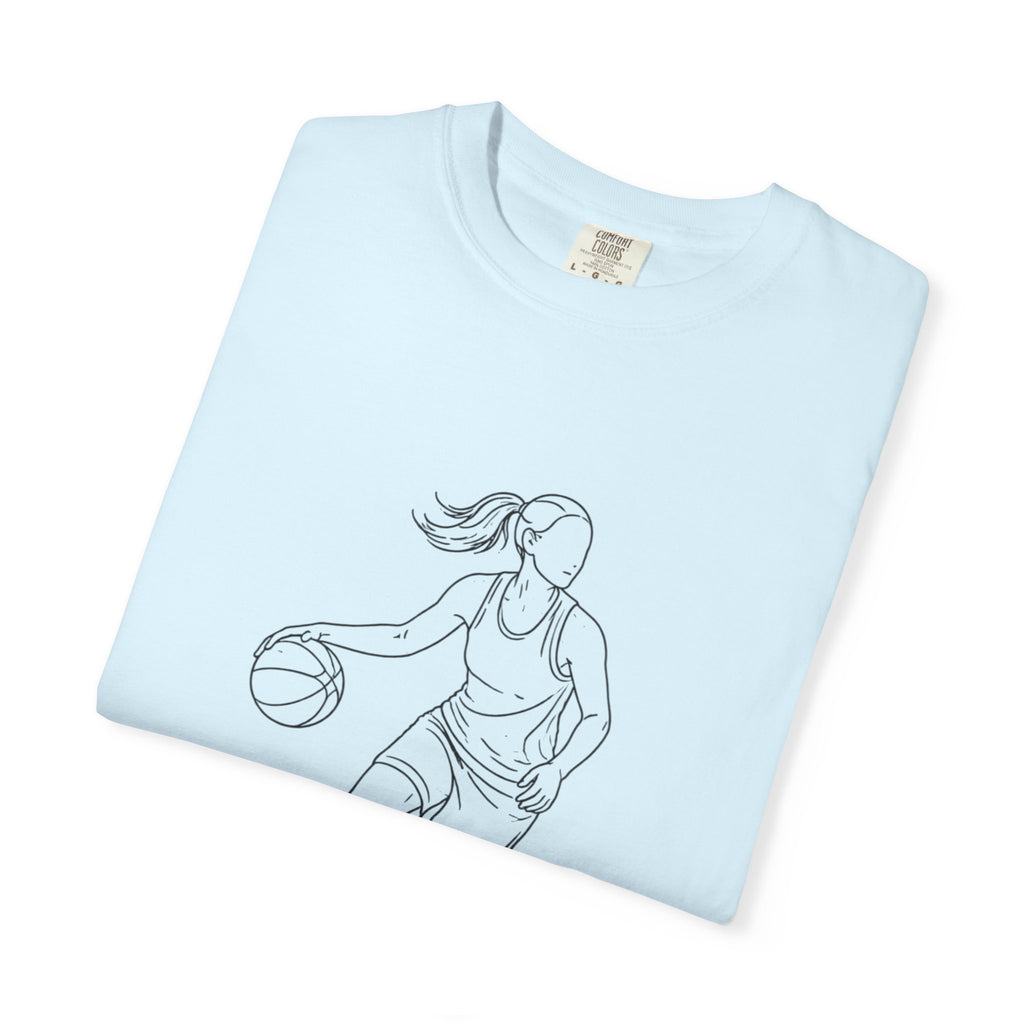 Basketball Is My Life T-Shirt — Women's Hoops Line Art Tee